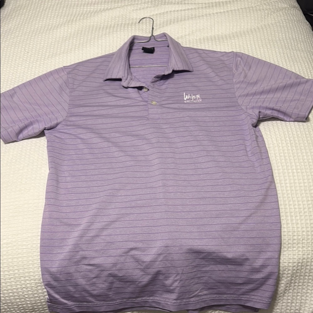 Men’s Dunning We Ko Pa Golf club polo purple like new